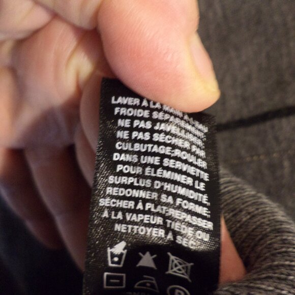 LAFAYETTE 148 New York Sweater Grey Black Window Pane-Short Sleeve-M/L - NEW $59 - Picture 6 of 12